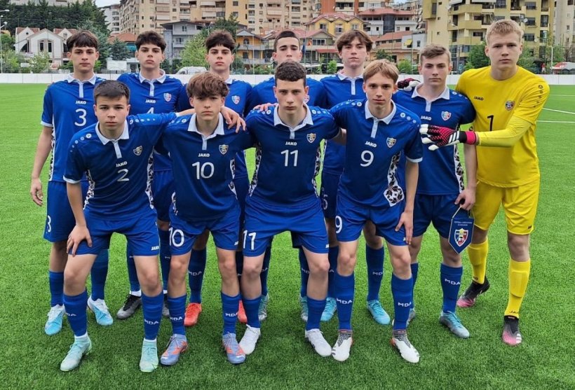 Сборная Молдовы U17, проиграла сверстникам из Албании со счетом 0-3.